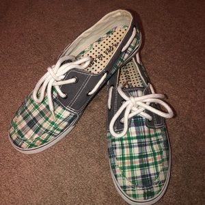 Aloha Island Boat Shoes in Plaid